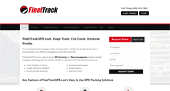 Desktop Screenshot of fleettrackgps.com
